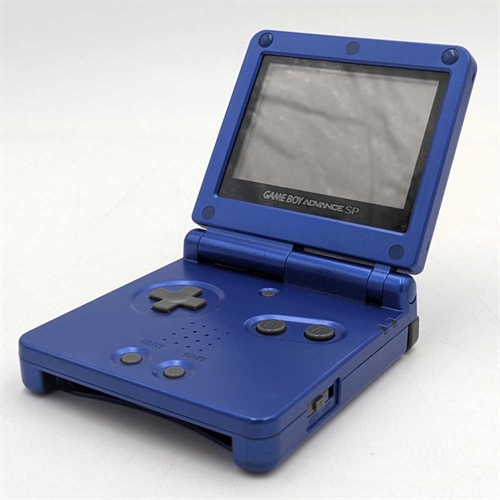 Gameboy Advance SP - Model AGS-001 - Cobalt Blue - Konsol - SNR XEF10170166 (B Grade) (Genbrug)